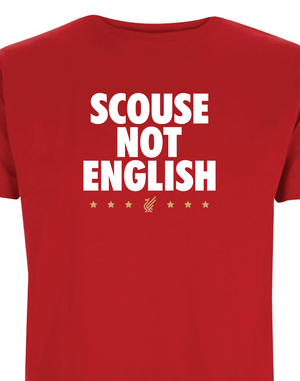 SCOUSE NOT ENGLISH TEE - No.19 Apparel Co Limited